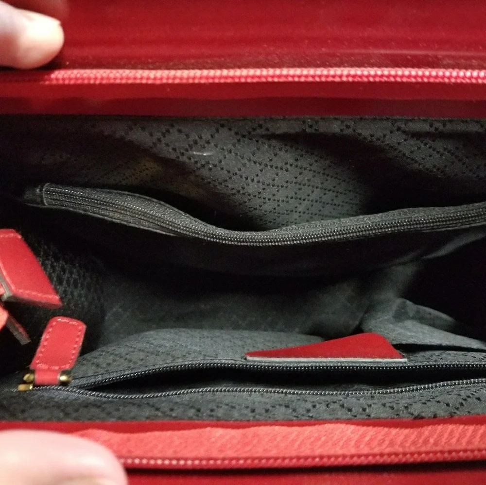 ❤ Retro-style red ❤️ handbag - Picture 2 of 2